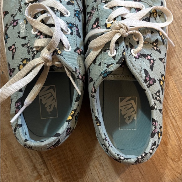 Kid Vans Multicolor Butterfly Pattern Sneakers - Picture 3 of 3